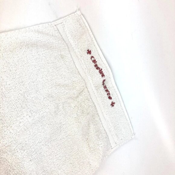 CHROME HEARTS logo Face towel interior towel cotton White/Red - Picture 5 of 7